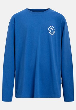 Redefined Rebel, TEBECKHAM TEE BOXY FIT - Long-sleeved top - victoria blue