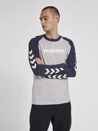 Hummel - Hosszú ujjú felső - grey melange Miniatűr kép 1