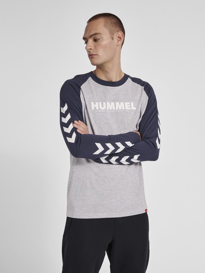 Hummel - Long sleeved top - grey melange, Enlarge