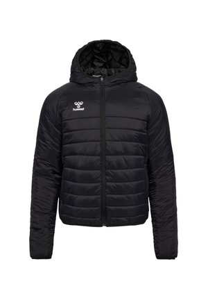 TEAMSPORT GO QUILTED KAPUZEN - Winterjas - schwarz