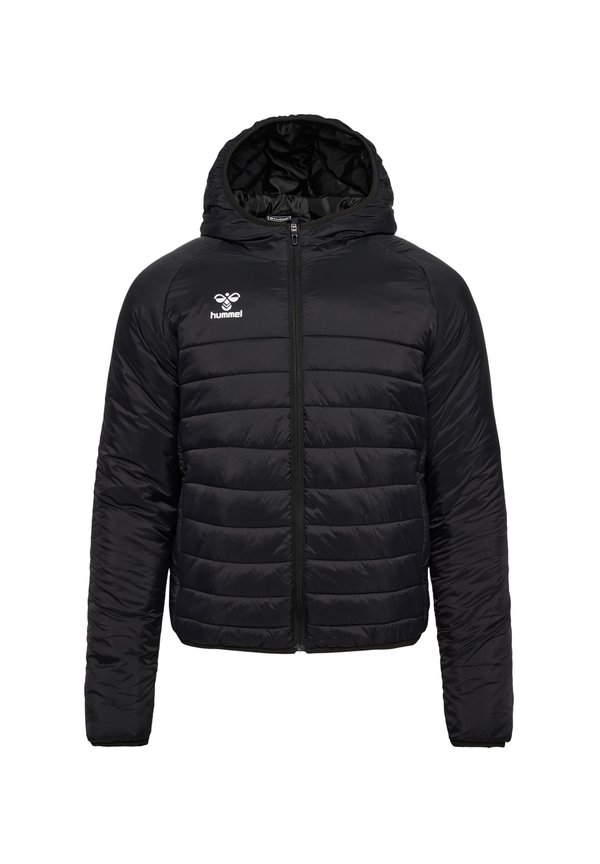 TEAMSPORT GO QUILTED KAPUZEN - Winterjacke - schwarz