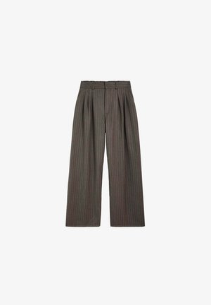 Scalpers, SCALPERS SCSTRIPES BOMBER PANT - Pantalones - taupe