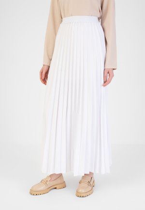 Gonna a pieghe - white