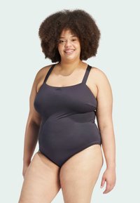 adidas Sportswear - ICONISEA PADDED PREMIUM X-BACK PLUS SIZE - Badpak - black   white Miniatuurafbeelding 1