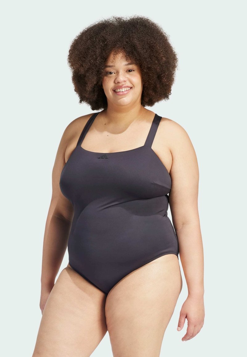 adidas Sportswear - ICONISEA PADDED PREMIUM X-BACK PLUS SIZE - Badpak - black   white, Vergroten