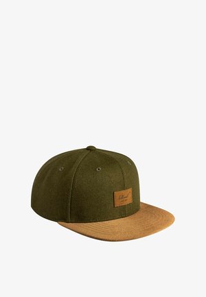 Reell, SUEDE UNISEX - Cap - Light olive tweed