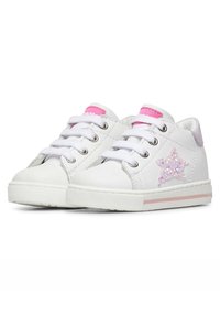 Falcotto SASHA-SNEAKER CON STELLA - Scarpe primi passi - weiß rosa