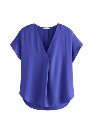 Next REGULAR FIT - SLEEVE OVERHEAD V-NECK - Bluse - blue