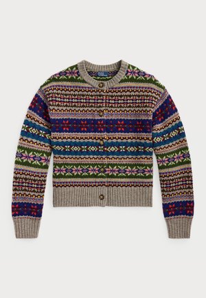 Polo Ralph Lauren FAIR ISLE BUTTONED CARDIGAN - Gilet - multi-colored