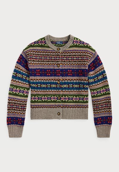 Polo Ralph Lauren FAIR ISLE BUTTONED CARDIGAN - Kardigan - multi-colored