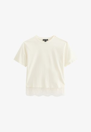 New Look, BOXY - Camiseta estampada - cream