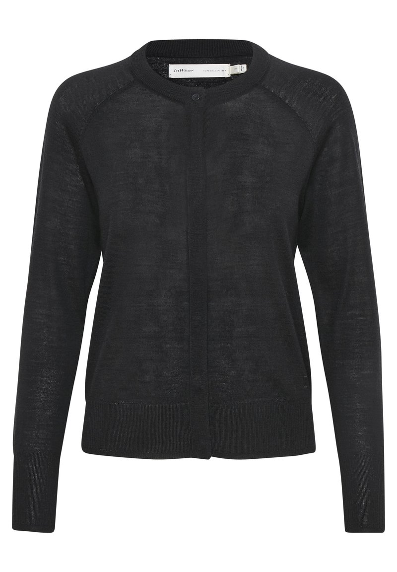 Damen Strickjacken | InWear NORA WOOL Strickjacke black/schwarz - AE81261 Damen Strickjacken | InWear NORA WOOL Strickjacke black/schwarz - AE81261