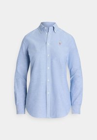 THE ICONIC STRETCH SLIM FIT OXFORD SHIRT - Gombos blúz - blue