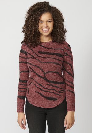 Strickpullover - granate maroon