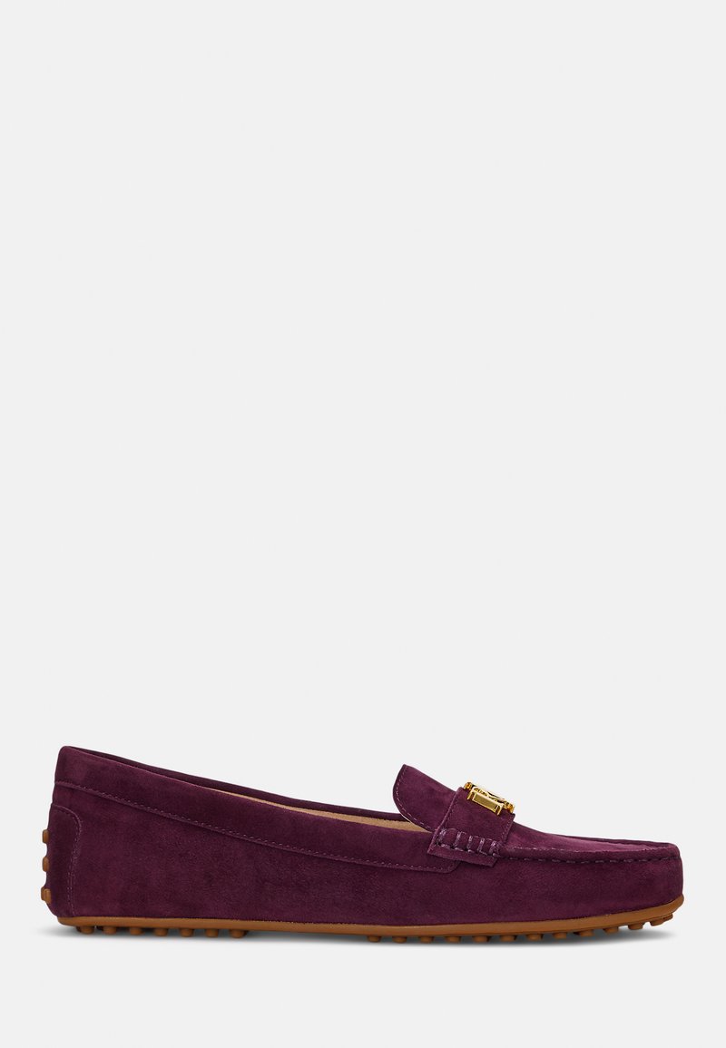 Lauren Ralph Lauren BARNSBURY SUEDE LOAFER - Moccasins - pinot noir