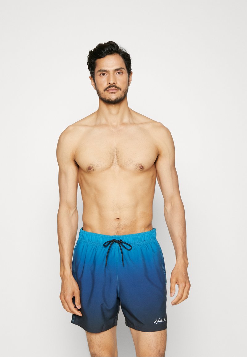 Hollister Co. EXCLUSIVE OMBRE GUARD SWIM Swimming shorts blue ombre