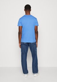 K-Way EDWING ROUND SLEEVES UNISEX 3 PACK - T-shirt basic - white/orange rust/blue ultramarine