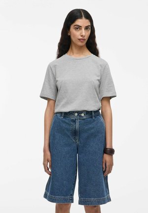 Basic T-shirt - light grey melange