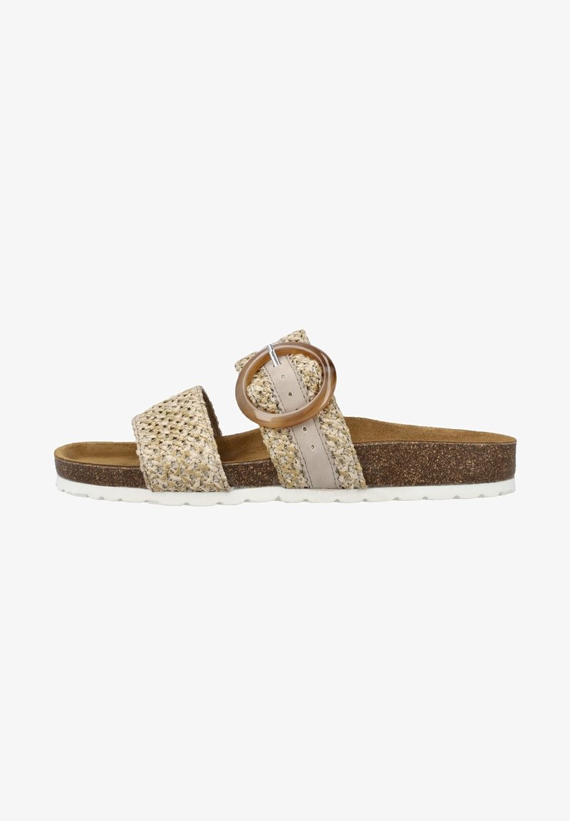 Rieker Pantolette flach - sand ginger