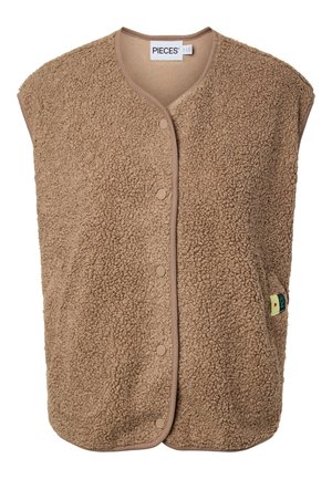Pieces PCKATTY - Vest - silver mink