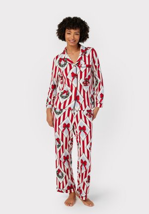 Chelsea Peers VINTAGE CHRISTMAS PRINT SET - Pyjama set - red