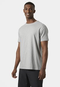 Helly Hansen SHORELINE  - Camiseta estampada - grey melange