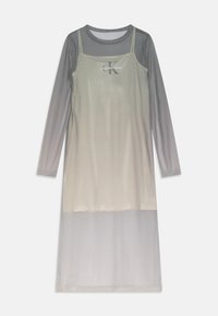 Calvin Klein Jeans - GRADIENT LONG DRESS - Maxi dress - gradient meteor green Thumbnail Image 1