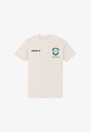 Henry Tiger, TOFFS BRAZIL 1994 CBD EMBLEM FOOTBALL HERITAGE - T-shirt print - light sand
