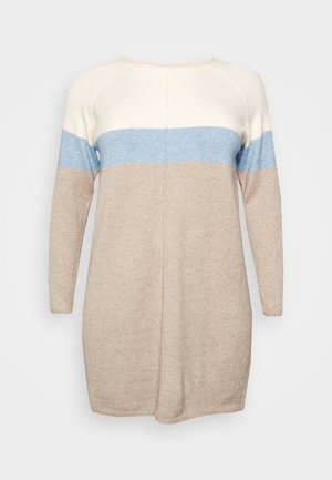 Strickkleid - camel