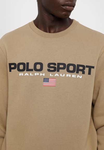 Polo Ralph Lauren POLO SPORT SWEATSHIRT UNISEX - Mikina - desert khaki/black
