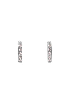 Boucles d'oreilles - silberfarben poliert