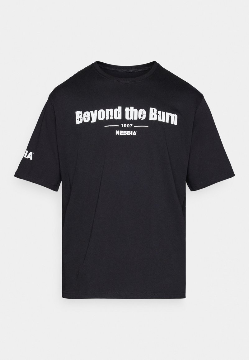 Nebbia T-shirt print zwart Nebbia T-shirt print zwart