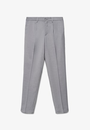 Calliope, PANTALONE LUNGO TINTA UNITA - Pantalon classique - grigio chiaro melange
