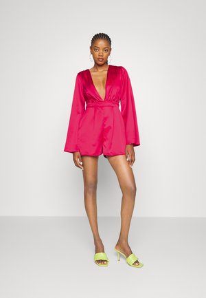 PERRIE SIAN FLARED SLEEVE PLAYSUIT - Kombinezon - pink