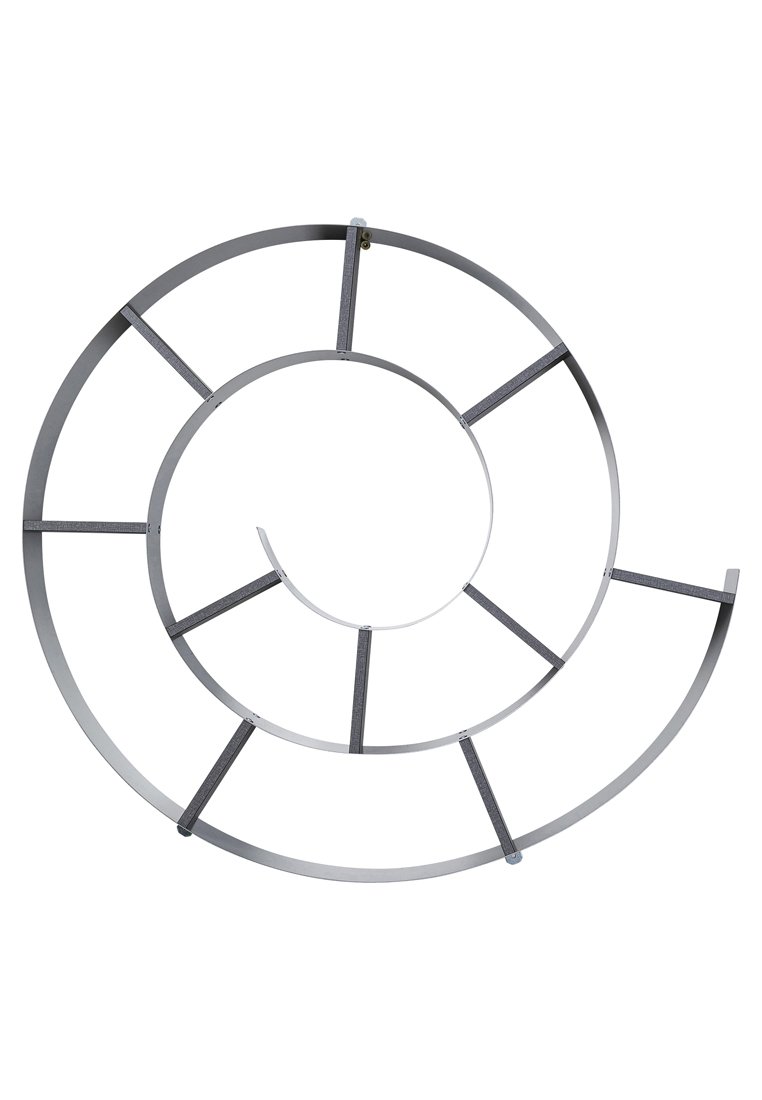 Kare Design Wandregal silberfarben