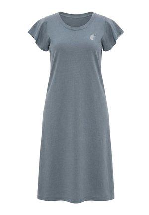 Ulla Popken, FLUTTERING CAP SLEEVE DRESS - Jersey dress - grey