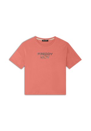 Camiseta estampada - fusion coral