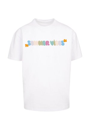 2Y Studios, VIBES TEE - T-Shirt print - white