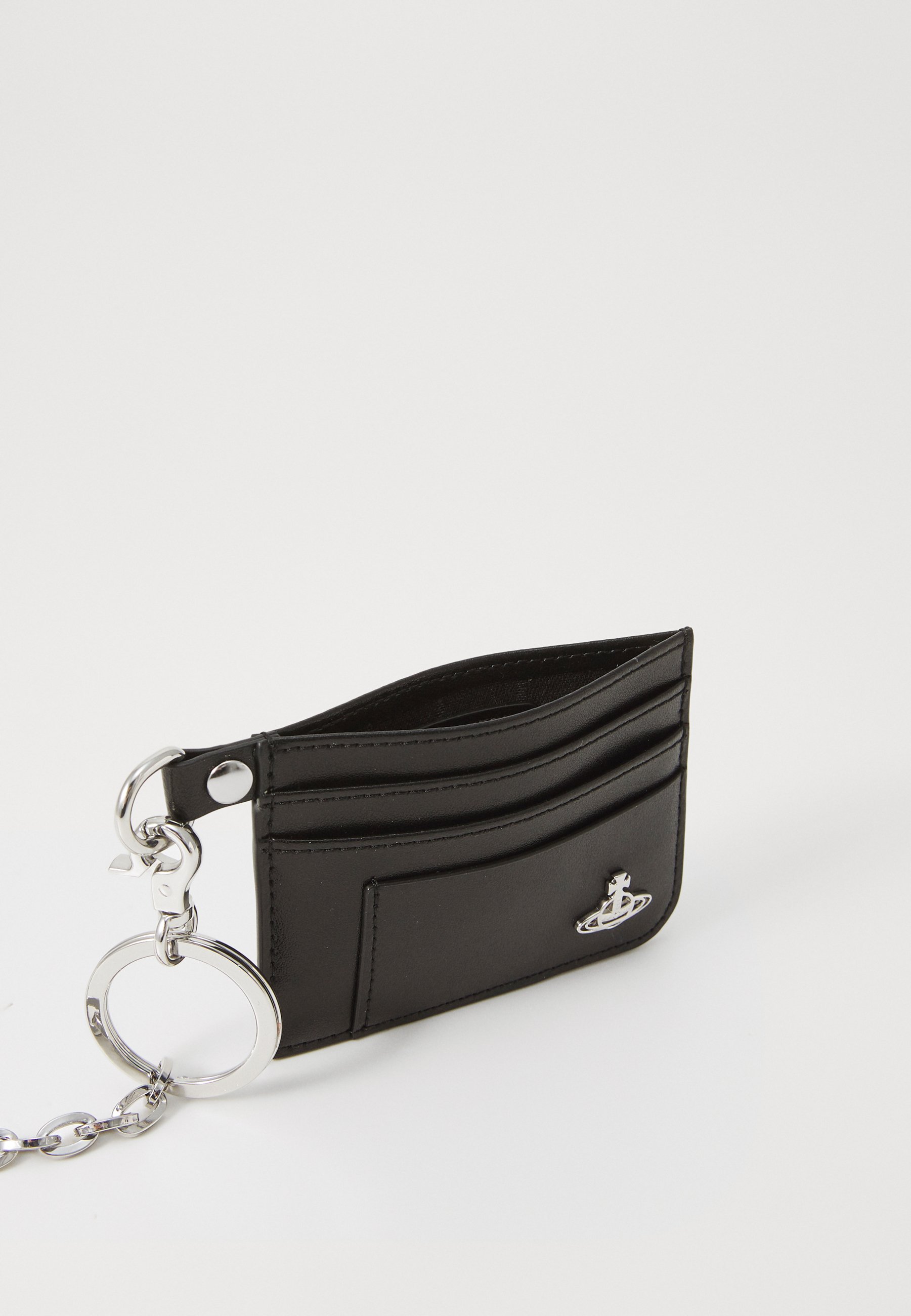 Vivienne Westwood｜CARD HOLDERS (CARD HOLDER FLAT CHAIN Flat Chain Card Holder in BLACK | Vivienne Westwood®