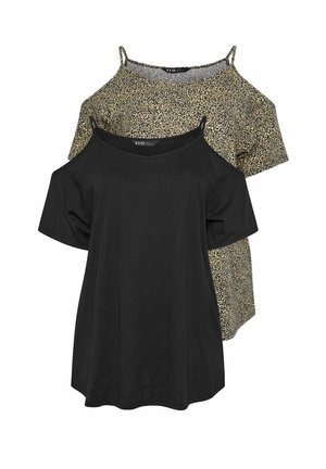 2 PACK - T-shirts print - brown