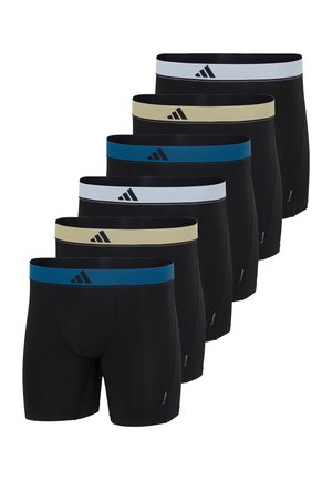 6 PACK  - Lange Boxershorts - schwarz/multicolor