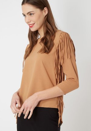 Camiseta básica - camel