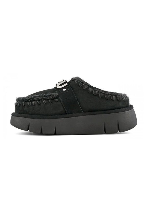 BOUNCE CLOG METAL LOGO - Pantolette flach - bkb