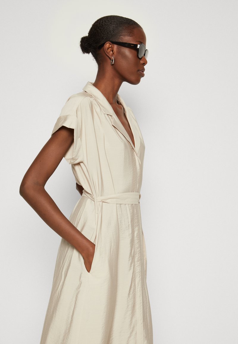 MSCH Copenhagen BENINA DRESS - Shirt dress - beige - Zalando