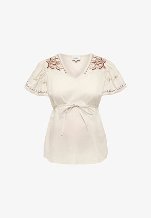 ONLY MATERNITY, BLOUSE OLMIRINY BLOUSE - Camicetta - pumice stone