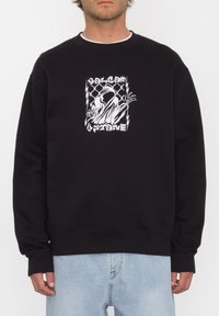 Volcom - WATANITE CREW - Sweater - black Miniatuurafbeelding 1