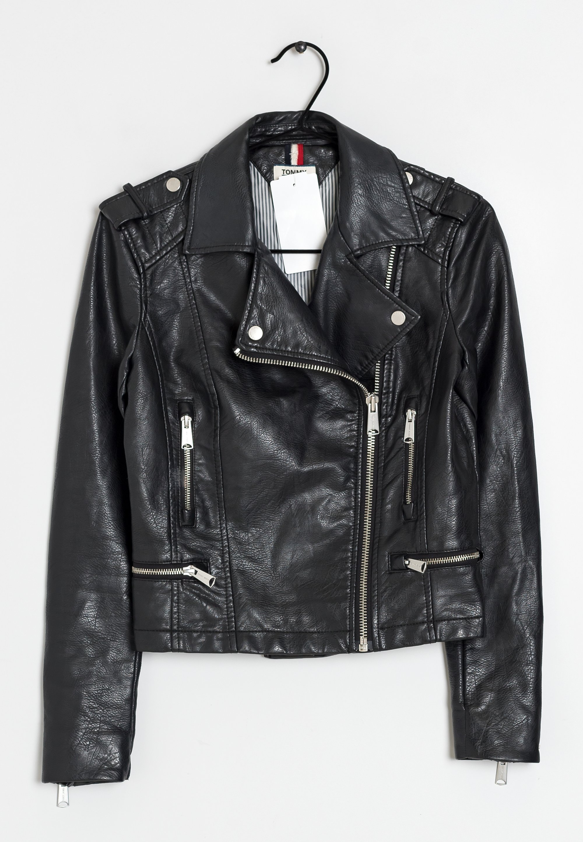 Tommy Hilfiger Chaqueta de cuero sintético black/negro