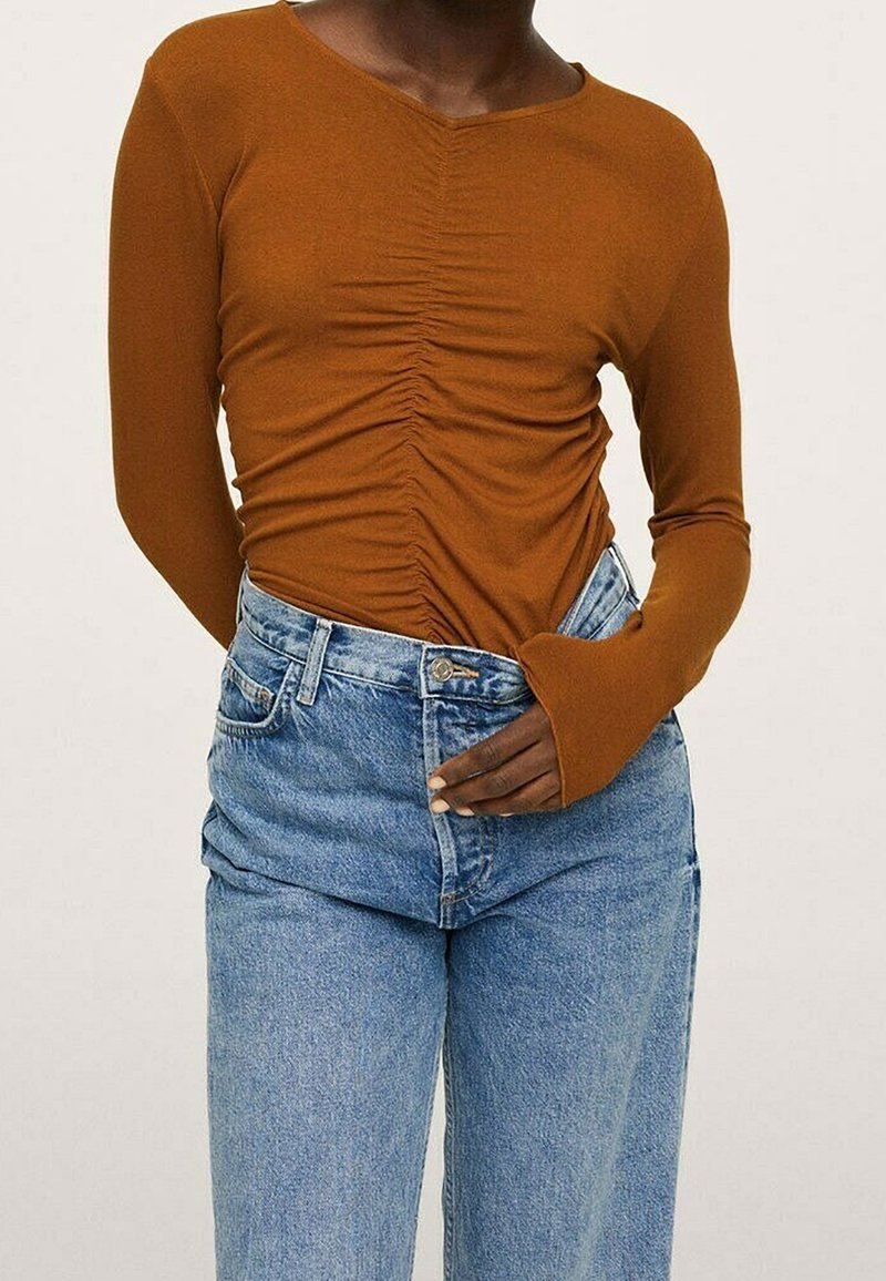 Mango Blouse - brown