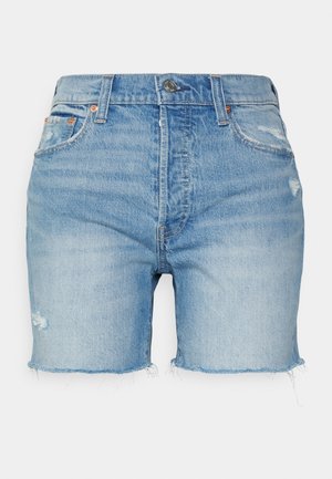 CHEEKY MIDI DURHAM - Denim shorts - light indigo