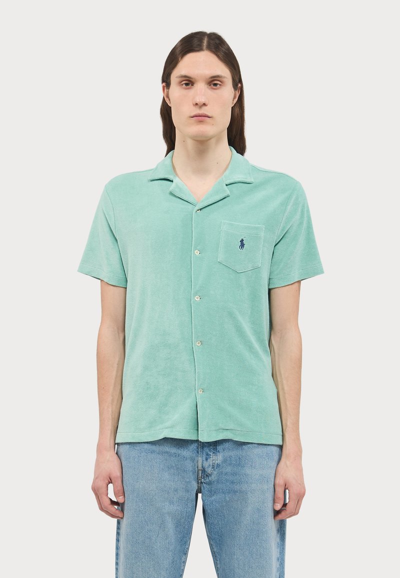 Polo Ralph Lauren TERRY CAMP SHIRT - Chemise - celadon